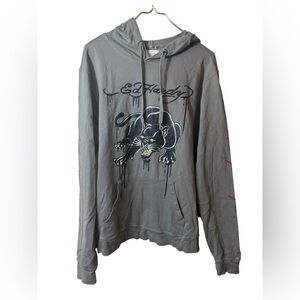 ED HARDY | hoodie pullover sweatshirt large